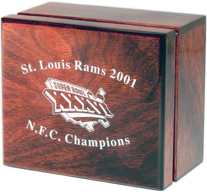 2001 St. Louis Rams NFC Championship Ring Gold & Silver Pawn Shop