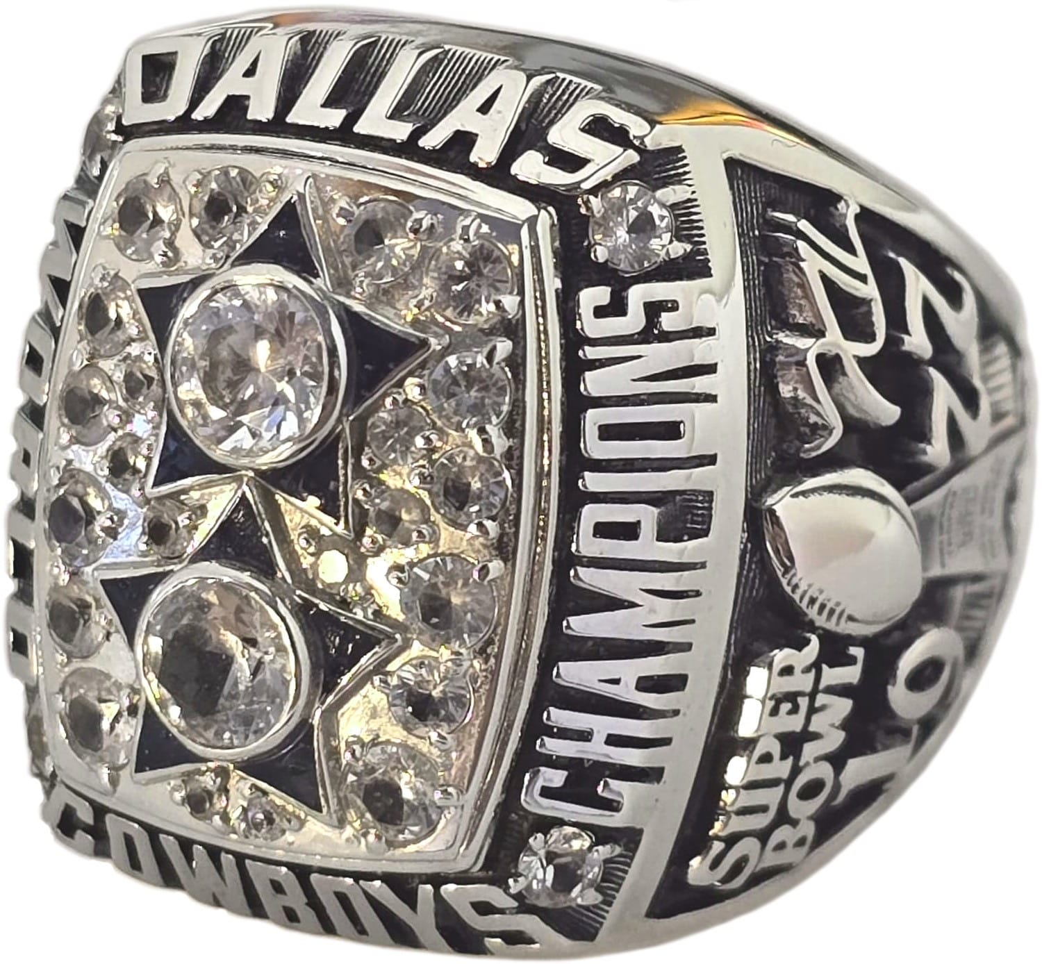 1977 Dallas Cowboys Super Bowl Ring Gold & Silver Pawn Shop