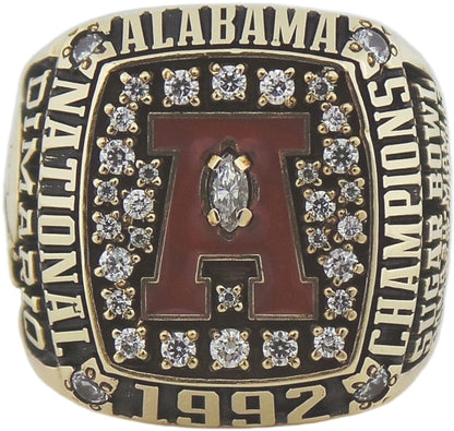 1992 University of Alabama Championship Ring - Player