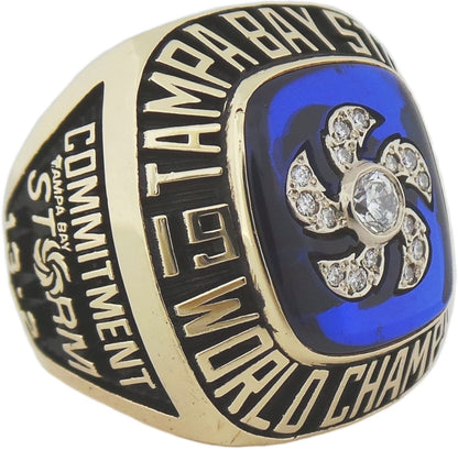 1995 Tampa Bay Storm Arena Football Championship Ring Gold & Silver Pawn Shop