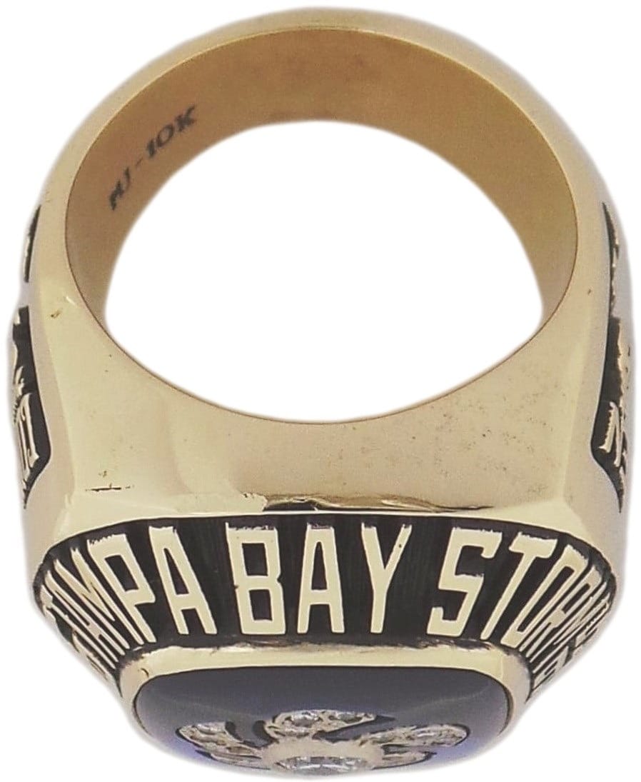 1995 Tampa Bay Storm Arena Football Championship Ring Gold & Silver Pawn Shop