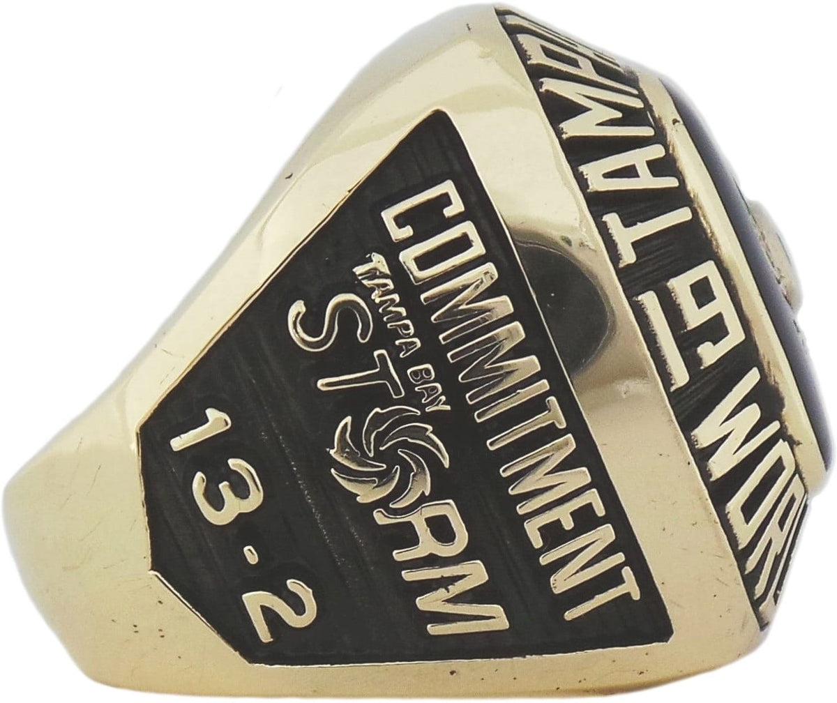 1995 Tampa Bay Storm Arena Football Championship Ring Gold & Silver Pawn Shop