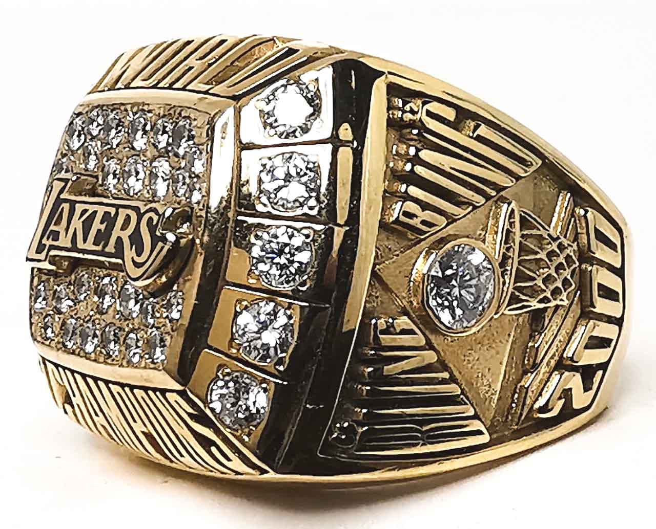 Los Angeles Lakers 2000 NBA Finals Ring – Gold & Silver Pawn Shop