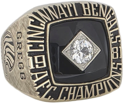 1981 Cincinnati Bengals AFC Championship Ring Gold & Silver Pawn Shop