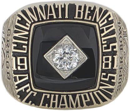 1981 Cincinnati Bengals AFC Championship Ring Gold & Silver Pawn Shop