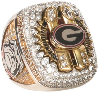 2022 University of Georgia NCAA Championship Ring Set Gold & Silver Pawn Shop