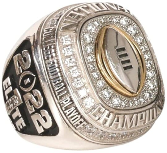 2022 University of Georgia NCAA Championship Ring Set Gold & Silver Pawn Shop