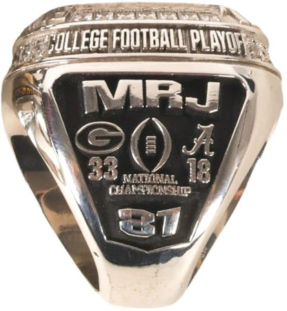 2022 University of Georgia NCAA Championship Ring Set Gold & Silver Pawn Shop