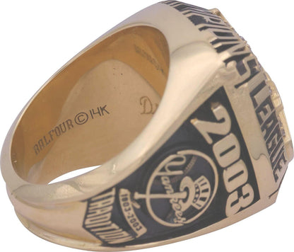 2003 New York Yankees American League Championship Ring Gold & Silver Pawn Shop