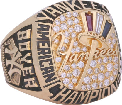 2003 New York Yankees American League Championship Ring Gold & Silver Pawn Shop