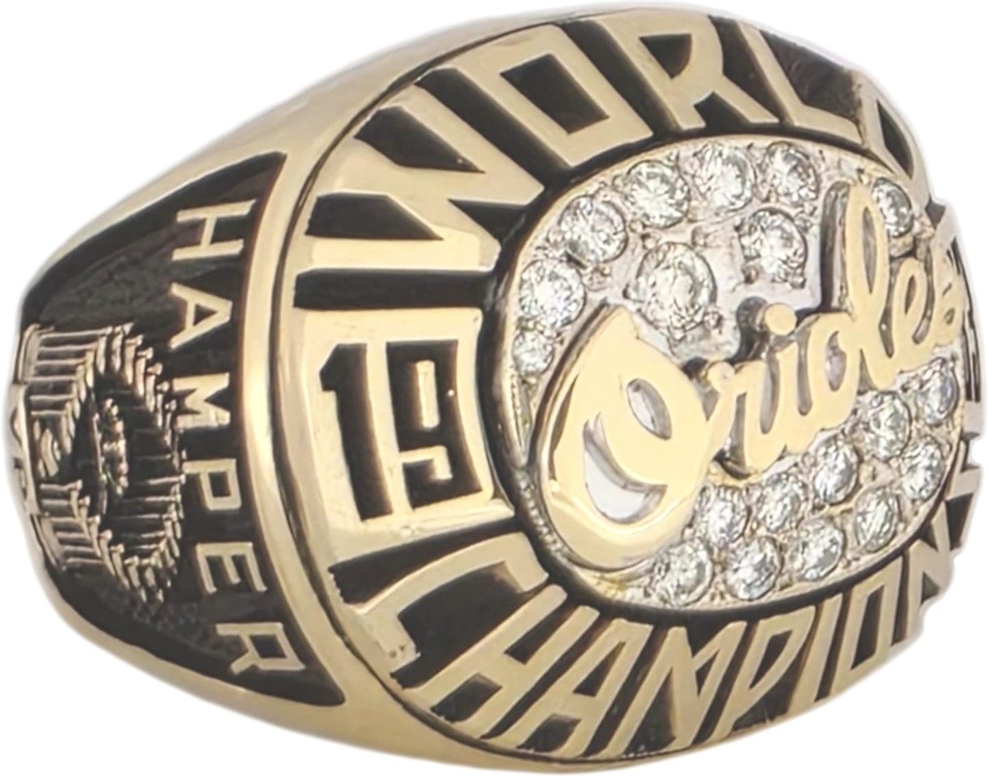 【希少】MLBオリオールズ 1983年 ワールドシリーズ優勝記念ペンダントトップ 1983 Baltimore Orioles World Series Ring – Gold & Silver Pawn Shop