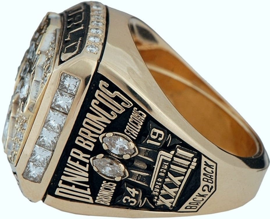 1998 Denver Broncos Super Bowl Ring