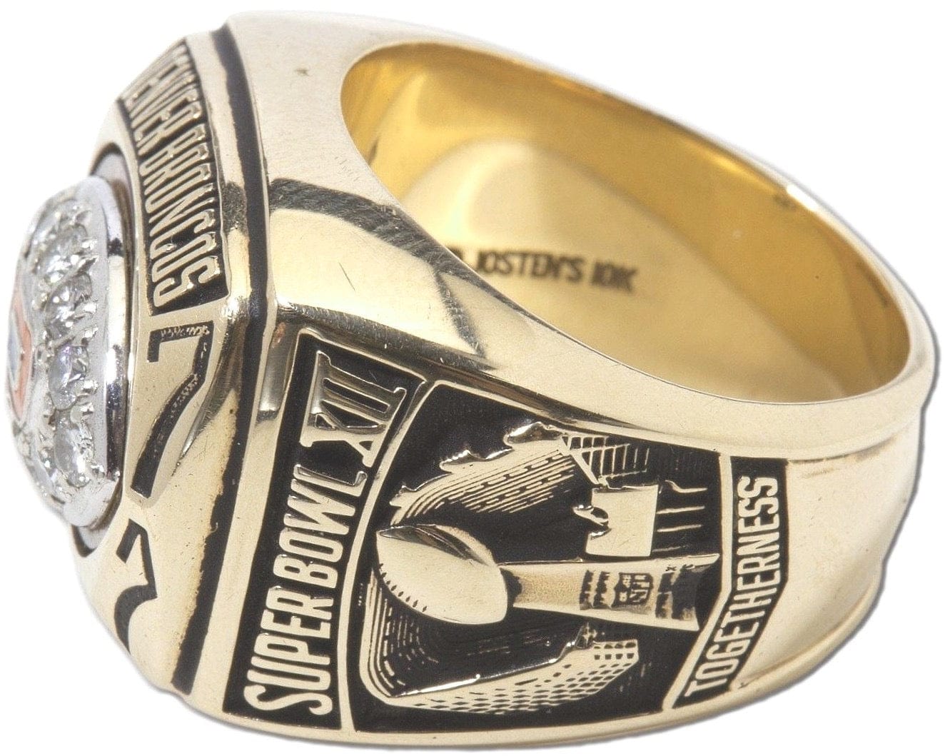1977 Denver Broncos AFC Championship Ring – Gold & Silver Pawn Shop