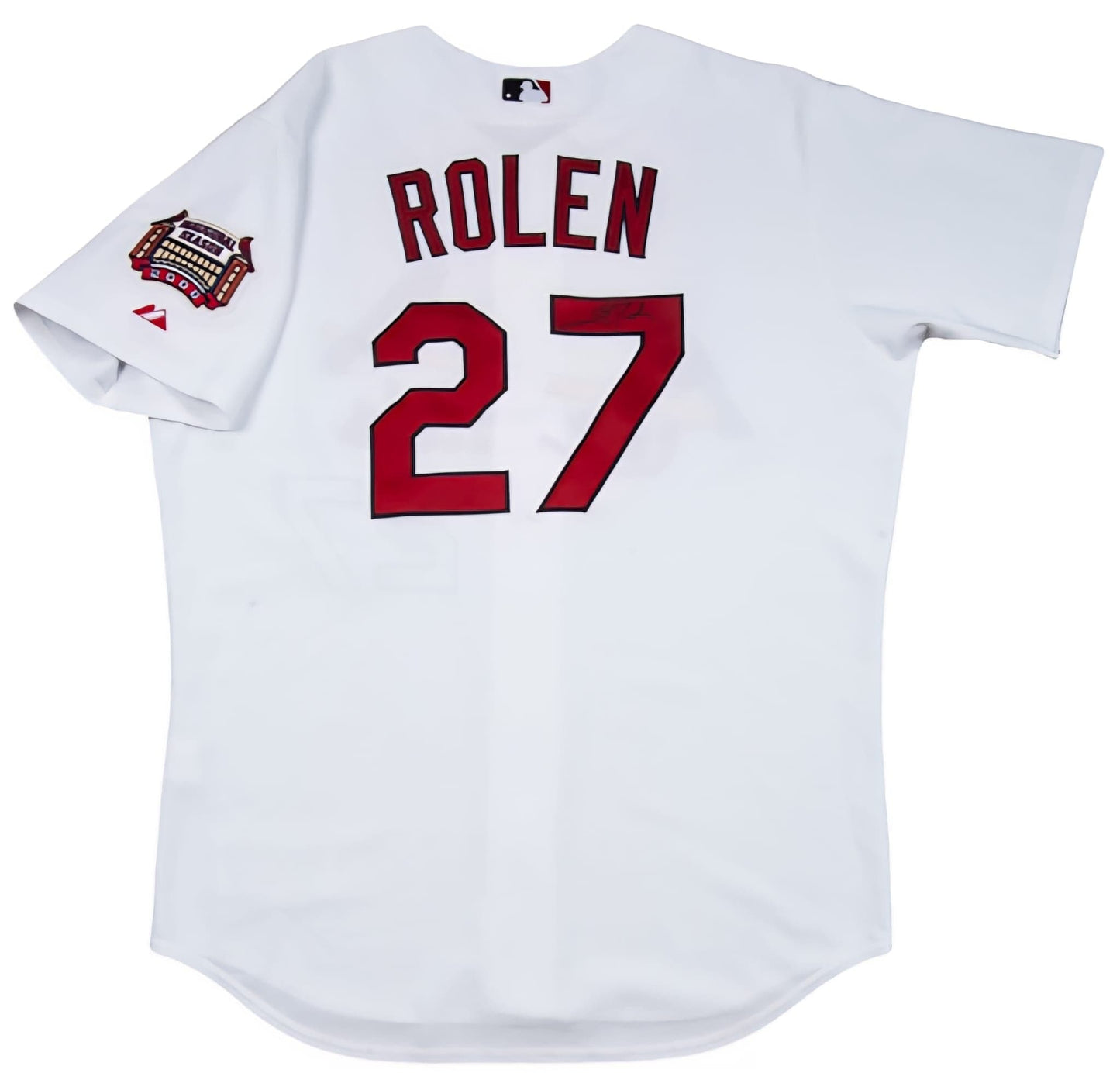 Scott Rolen St. Louis Cardinals Autographed 2006 World Series Jersey Gold & Silver Pawn Shop