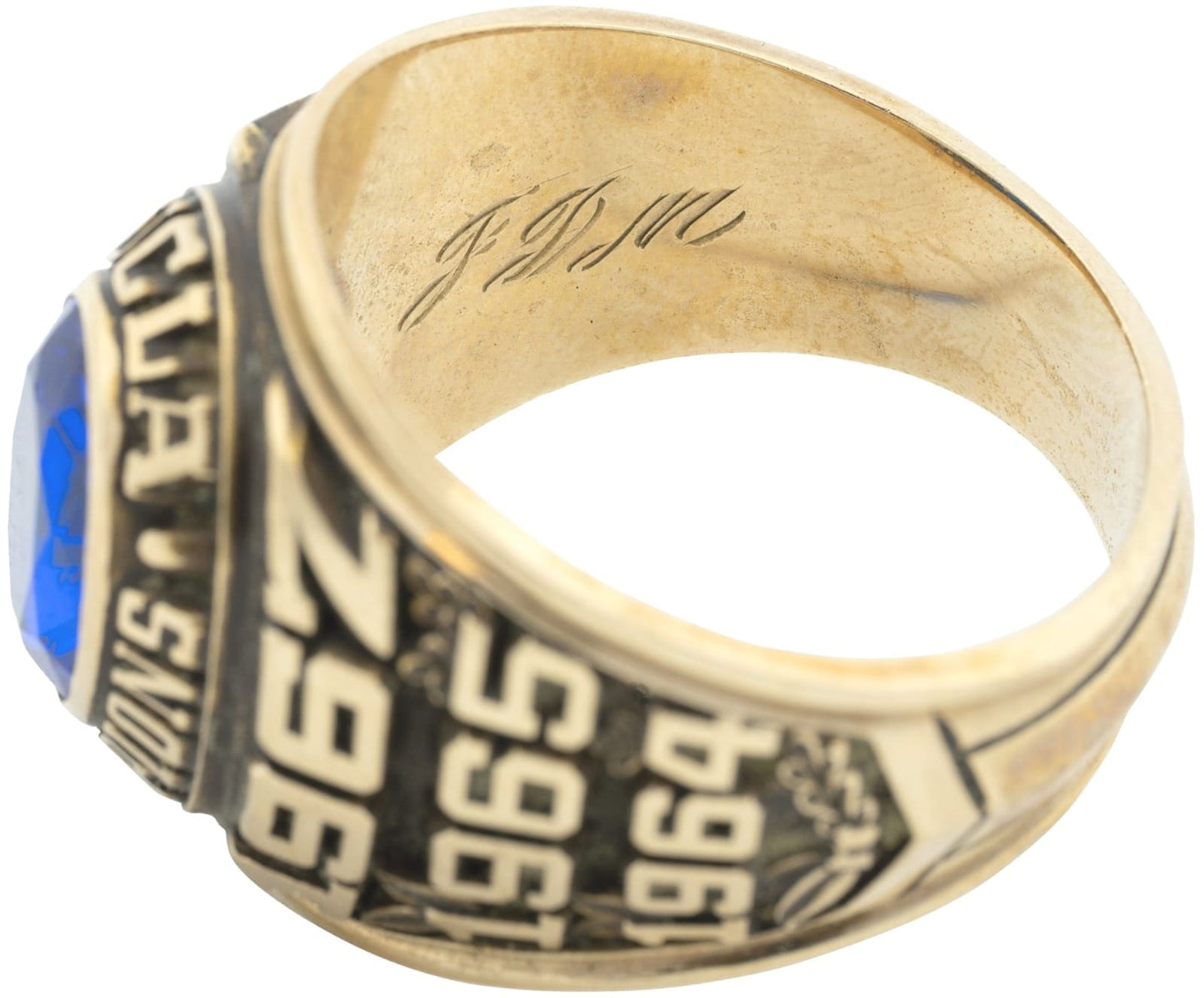 1967 UCLA Basketball Championship Ring Gold & Silver Pawn Shop