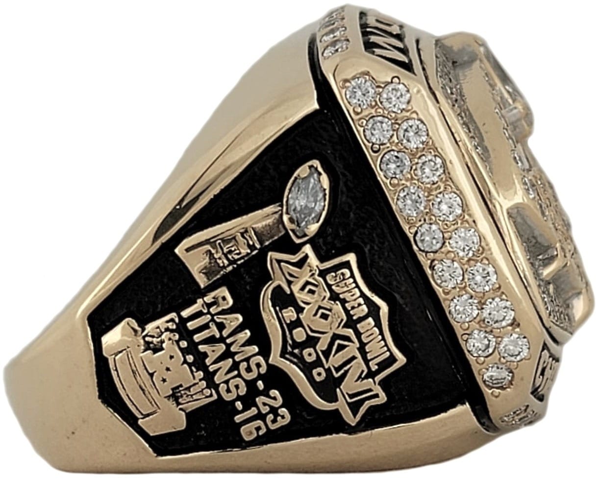 1999 St. Louis Rams Super Bowl XXXIV Ring Gold & Silver Pawn Shop