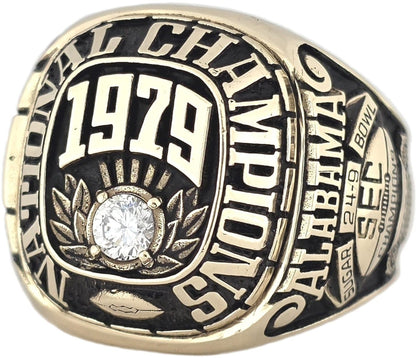 1979 University of Alabama NCAA Championship Ring Gold & Silver Pawn Shop