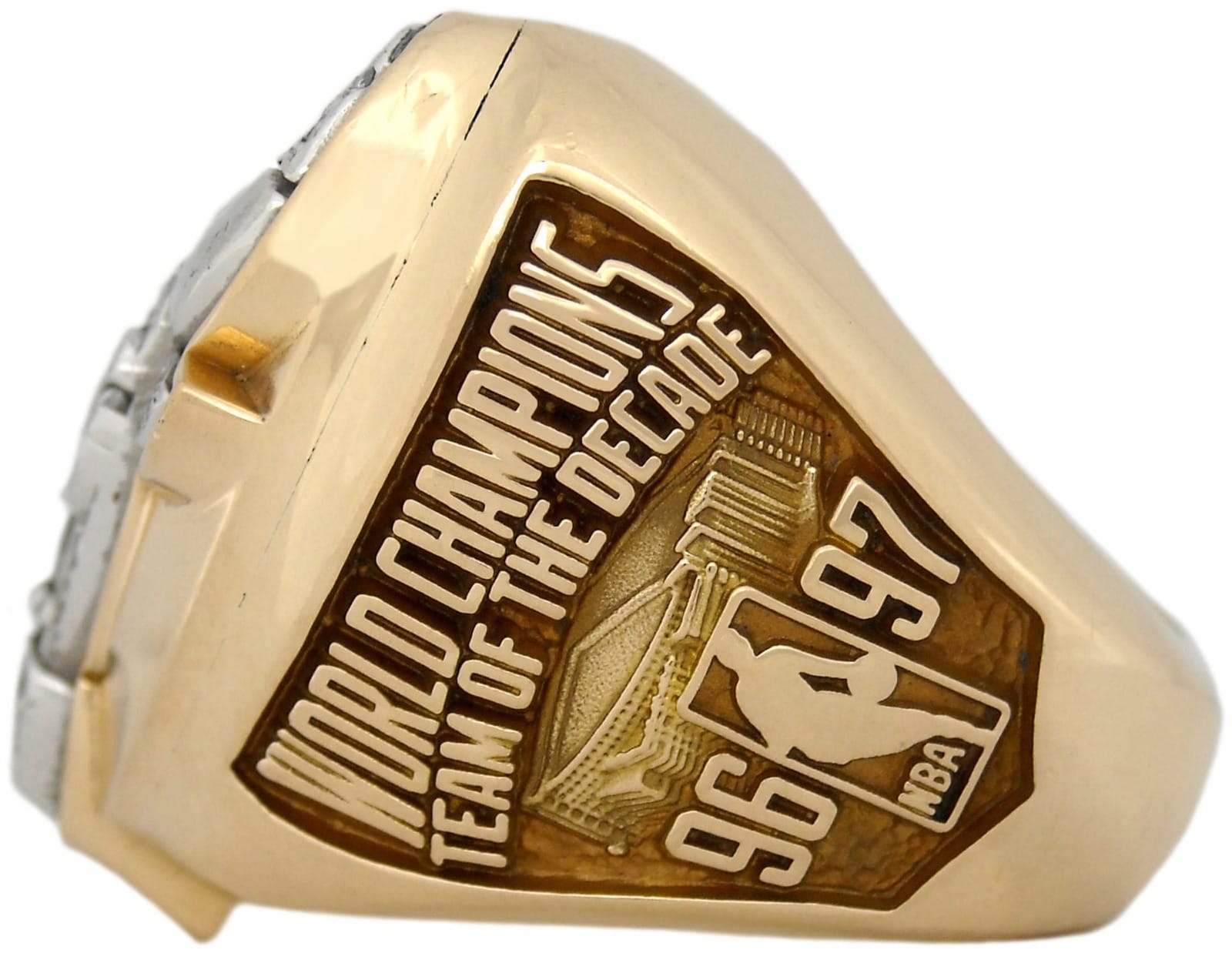 Chicago Bulls 1997 優勝記念シルバーラウンド() 1997 Chicago Bulls NBA Championship Ring – Gold & Silver Pawn Shop