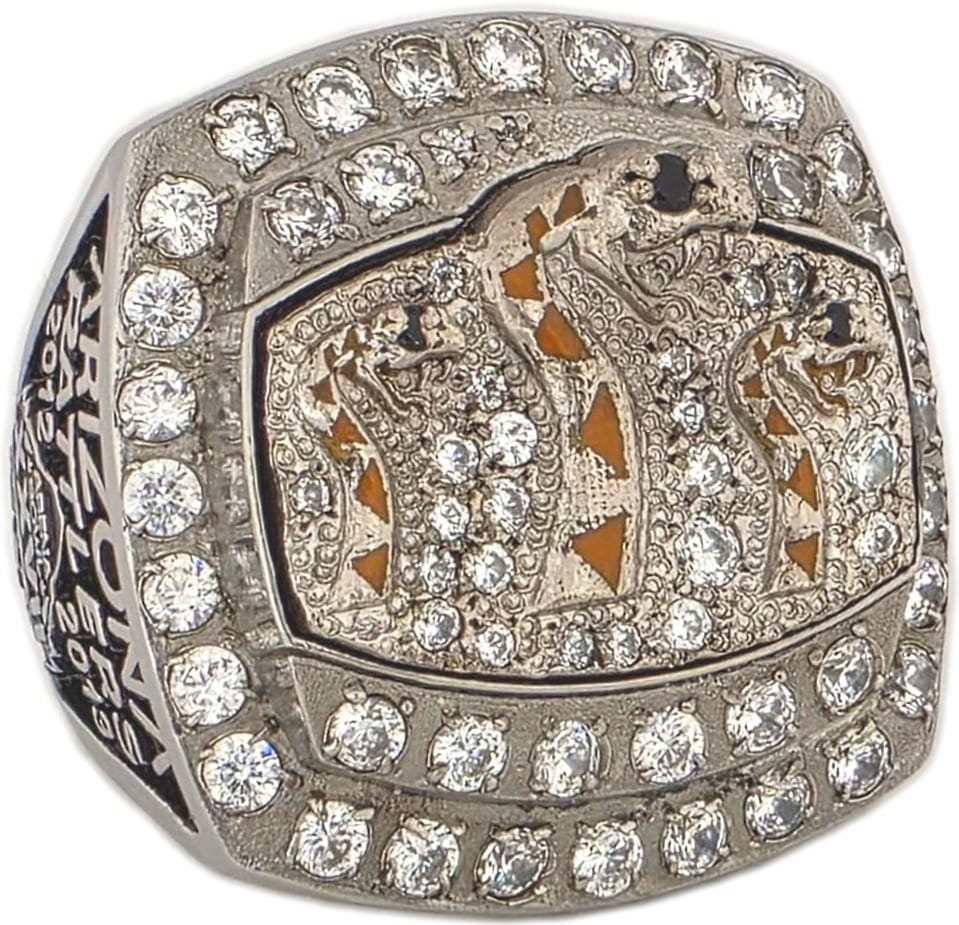 2014 Arizona Rattlers ArenaBowl Ring Gold & Silver Pawn Shop