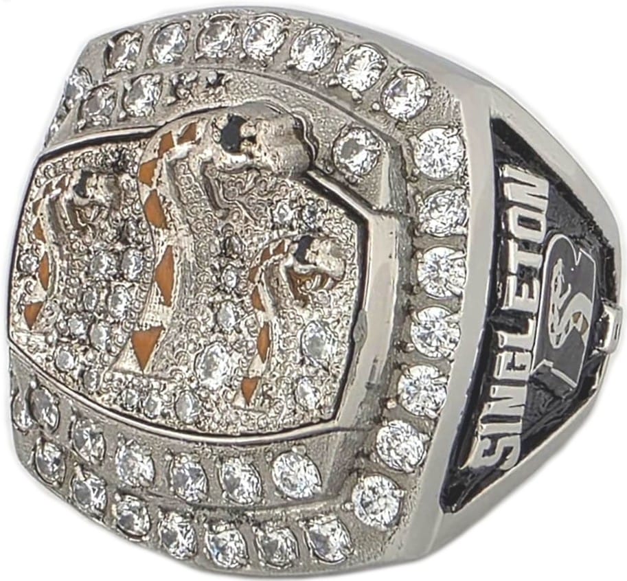 2014 Arizona Rattlers ArenaBowl Ring Gold & Silver Pawn Shop