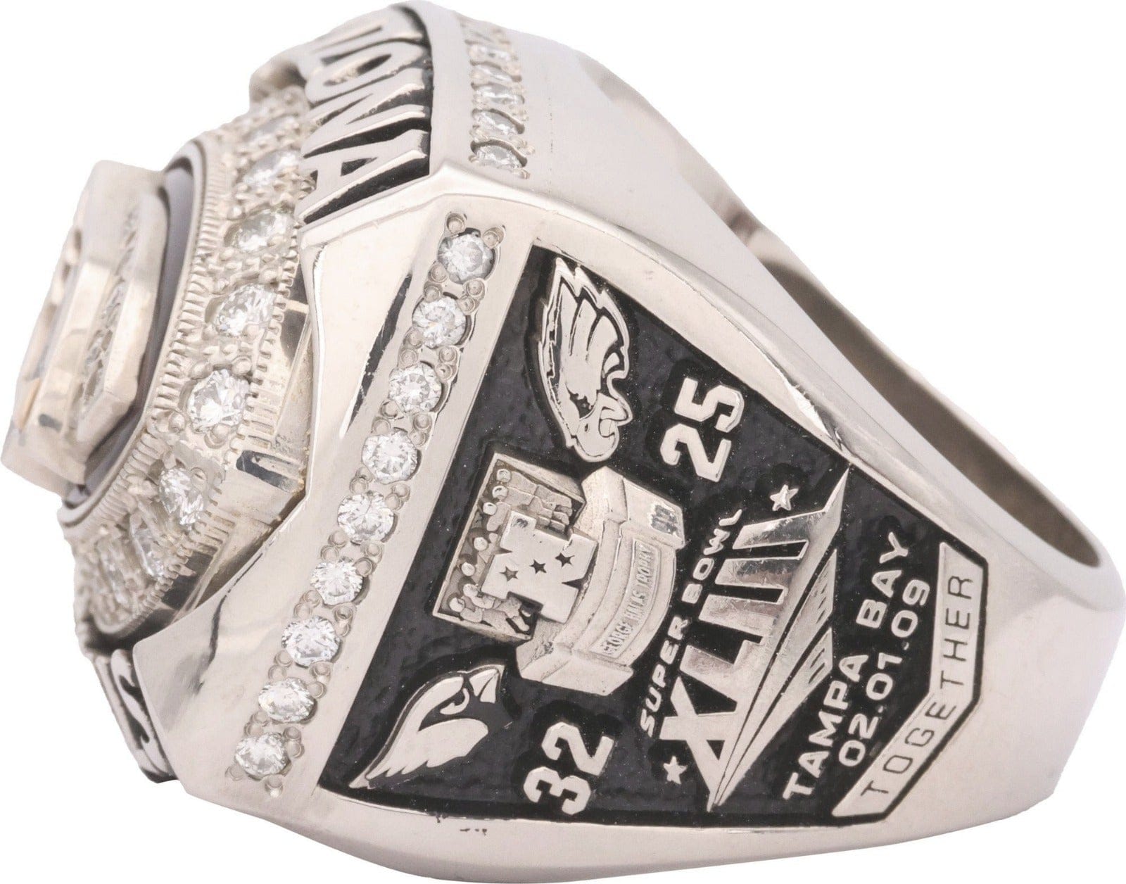 2008 Arizona Cardinals NFC Championship Ring Gold & Silver Pawn Shop