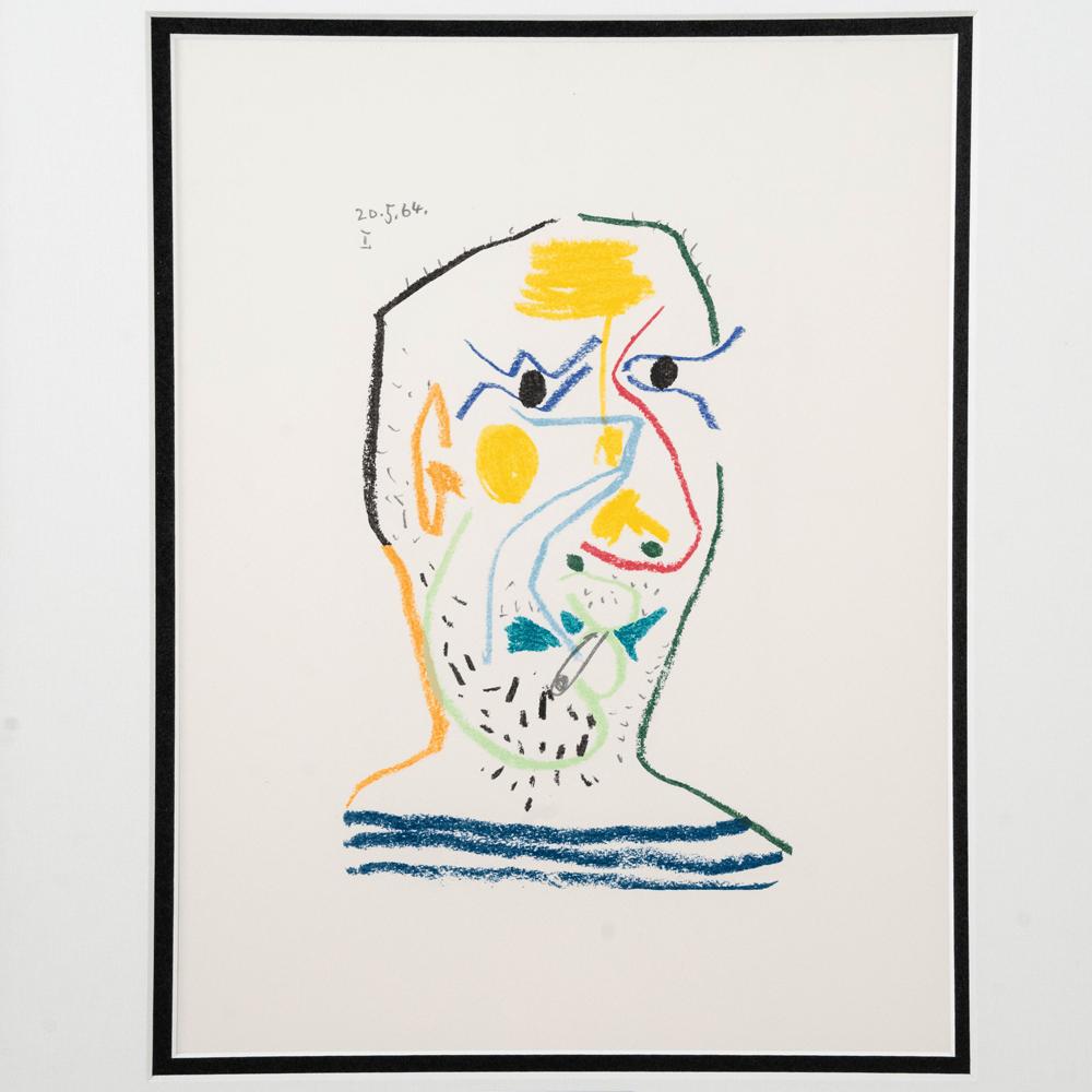 Picasso: Cubist Portrait I 20.5.64, Le Goût du Bonheur Art G S Pawn