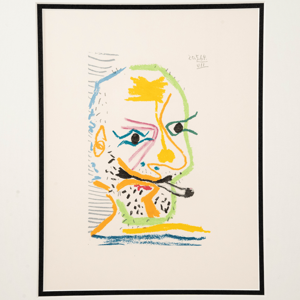 Picasso: Cubist Portrait VII 20.5.64, Le Goût du Bonheur Art G S Pawn