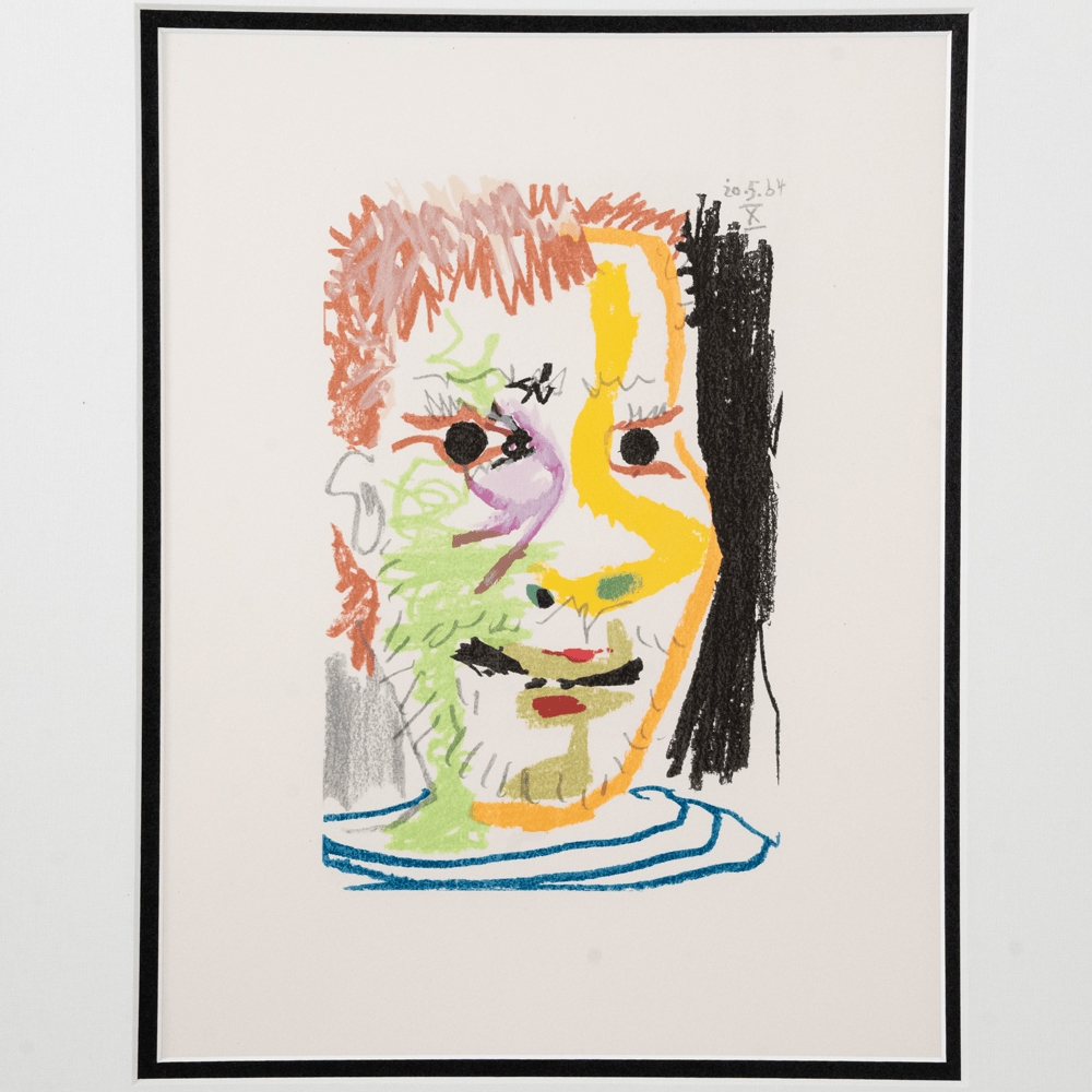Picasso: Cubist Portrait X 20.5.64, Le Goût du Bonheur Art G S Pawn