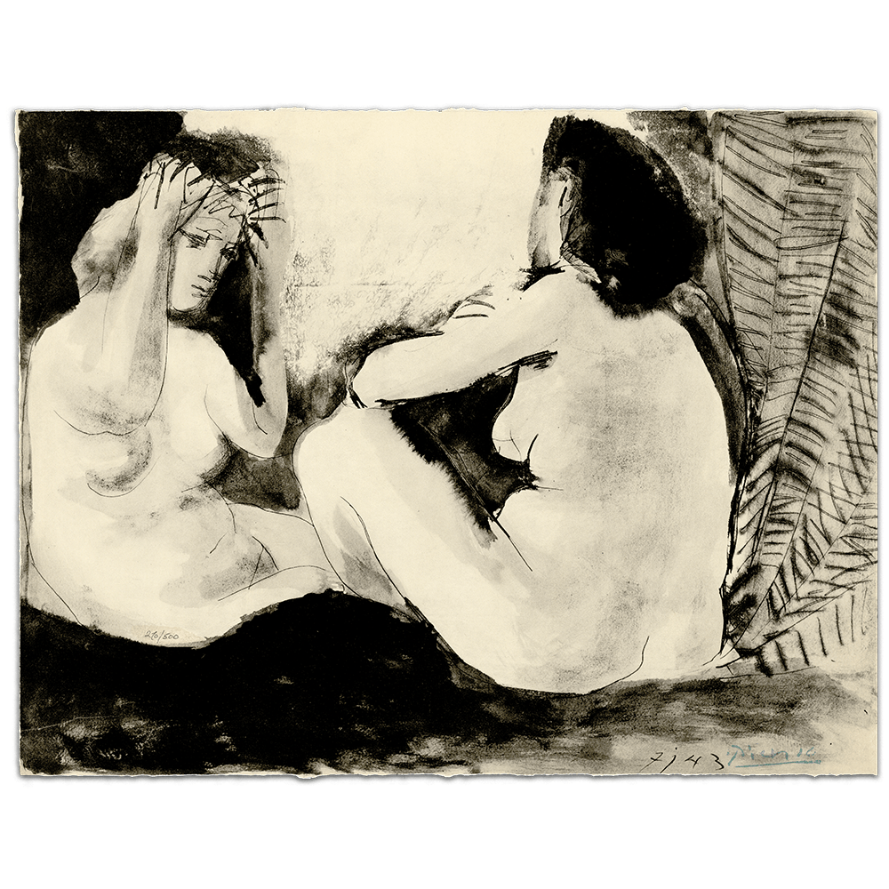 Pablo Picasso: Deux Femmes Nues, La Flûte Double