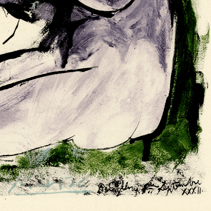 Pablo Picasso: Femme Nue Couché et Joueur de Flûte, La Flûte Double