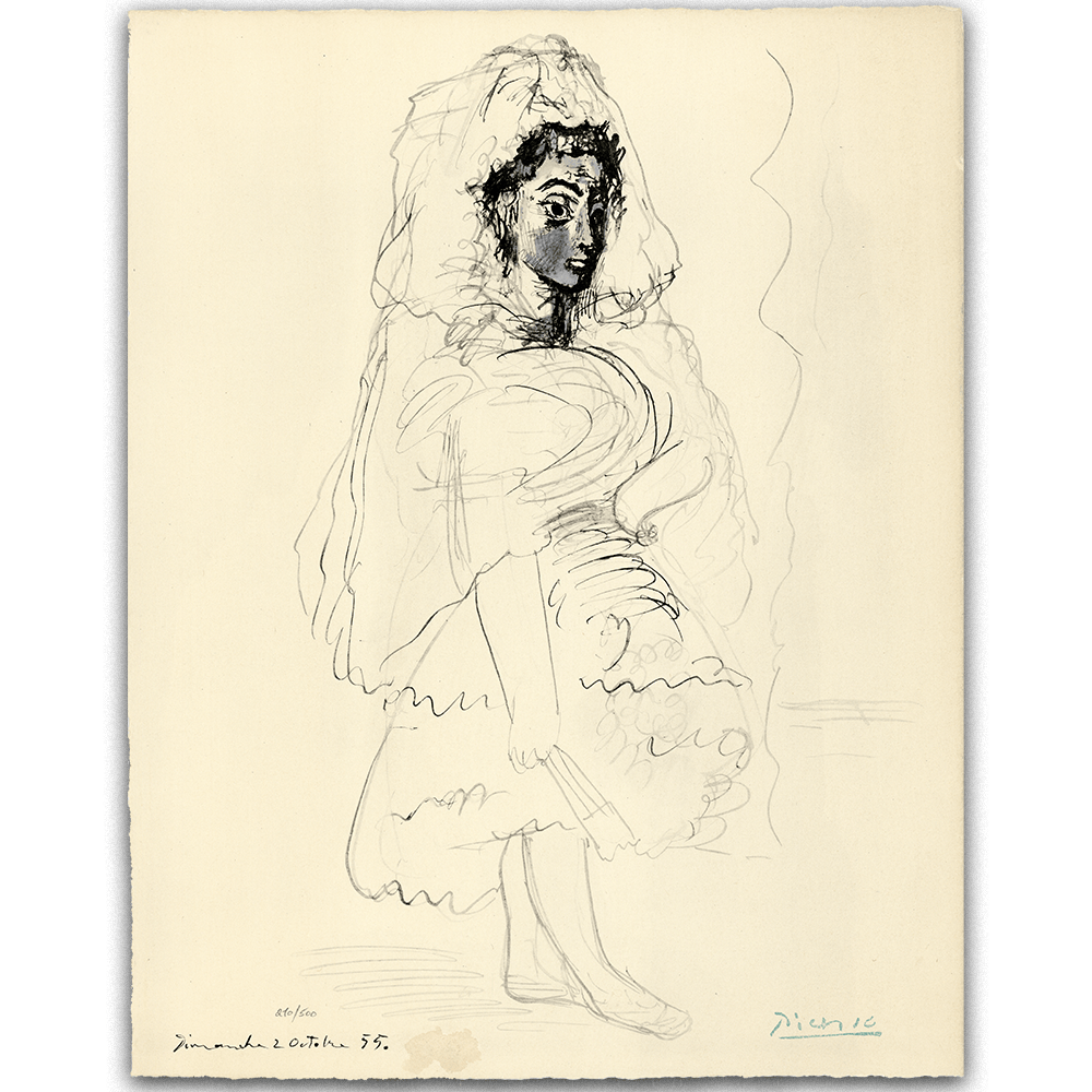 Pablo Picasso: Jacqueline en Espagnole, La Flûte Double