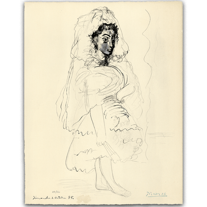 Pablo Picasso: Jacqueline en Espagnole, La Flûte Double
