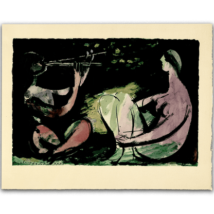 Pablo Picasso: Joueur de Diaule et Nu, La Flûte Double