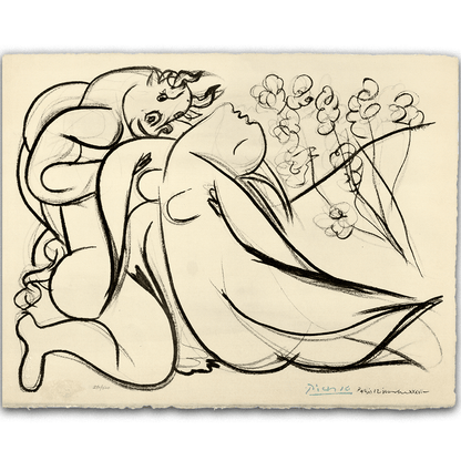 Pablo Picasso: Minotaure, La Flûte Double