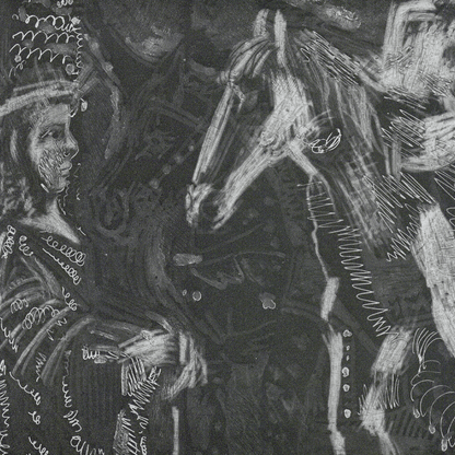 Pablo Picasso: Vieil Homme et Femme Penchée, Plate No. 24, Series 156 Art Gold & Silver Pawn Shop