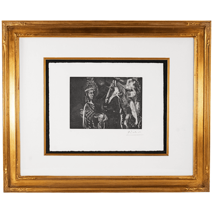Pablo Picasso: Vieil Homme et Femme Penchée, Plate No. 24, Series 156 Art Gold & Silver Pawn Shop