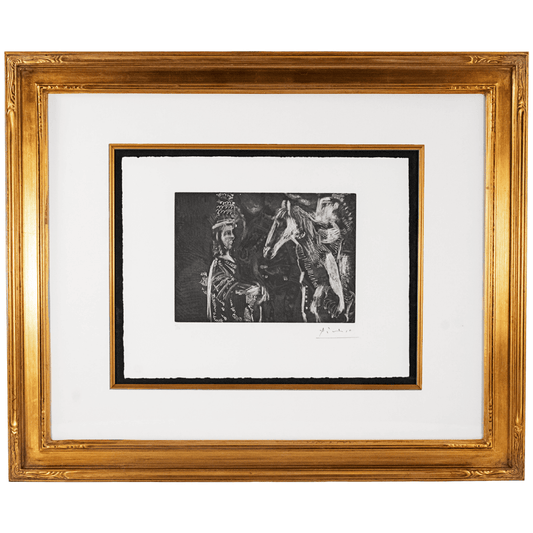 Pablo Picasso: Vieil Homme et Femme Penchée, Plate No. 24, Series 156 Art Gold & Silver Pawn Shop
