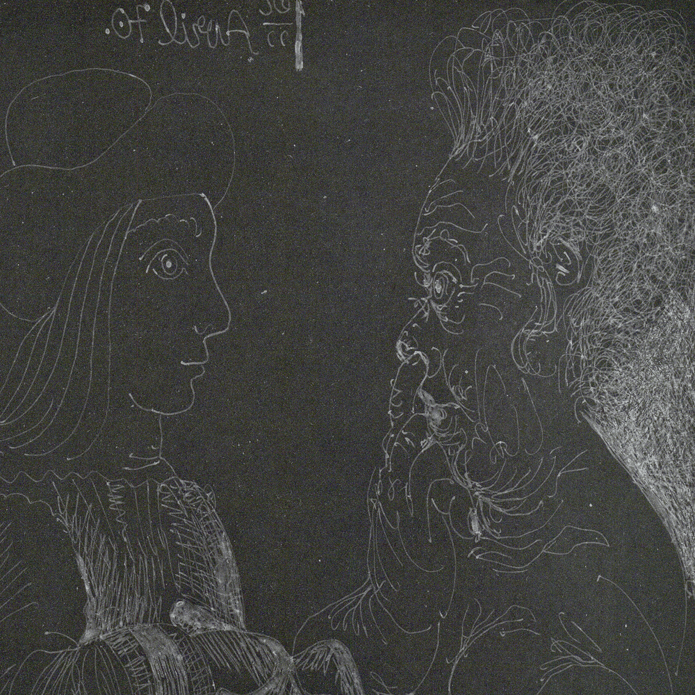 Pablo Picasso: La Diseuse de Bonne Aventure, Plate No. 25, Series 156 Art Gold & Silver Pawn Shop
