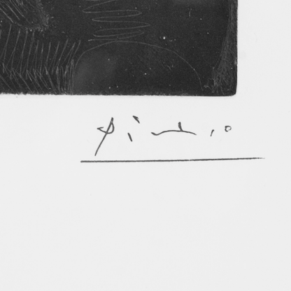 Pablo Picasso: La Diseuse de Bonne Aventure, Plate No. 25, Series 156 Art Gold & Silver Pawn Shop