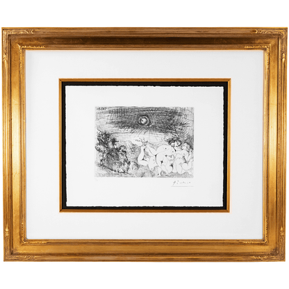 Pablo Picasso: Cavalier Surprenant des Femmes.., Plate No. 59, Series 156 Art Gold & Silver Pawn Shop