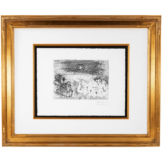 Pablo Picasso: Cavalier Surprenant des Femmes.., Plate No. 59, Series 156 Art Gold & Silver Pawn Shop