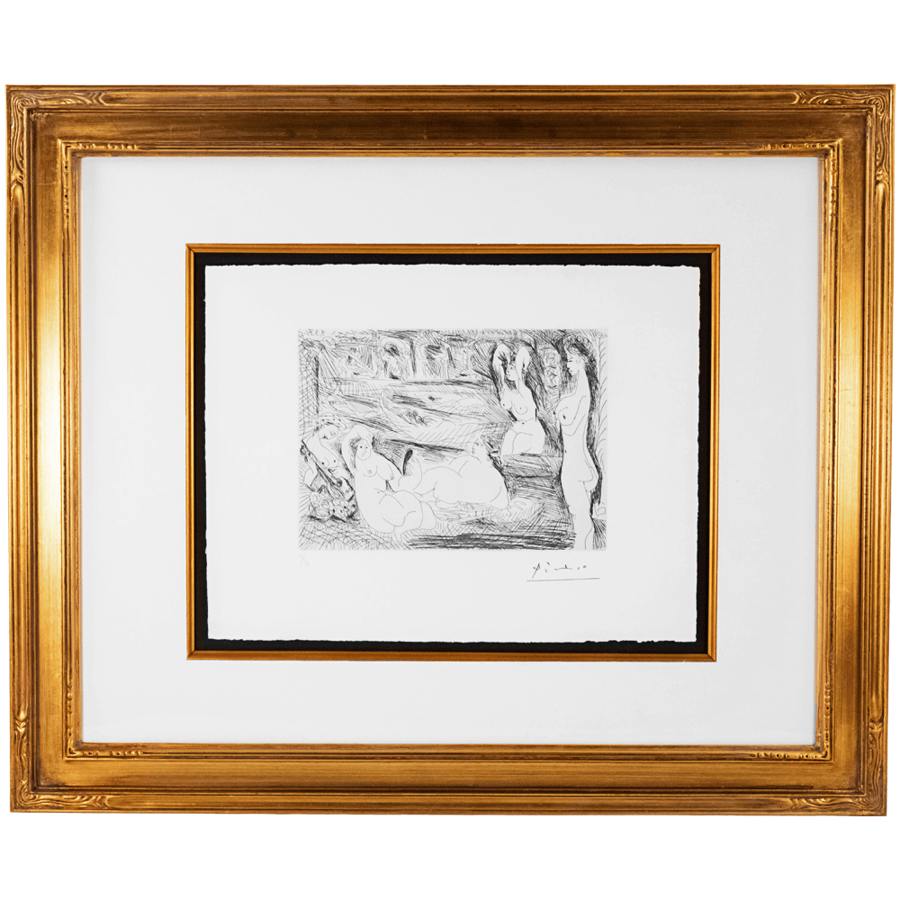 Pablo Picasso: Autour du 'Bain Turc', Plate No. 63, Series 156 Art Gold & Silver Pawn Shop