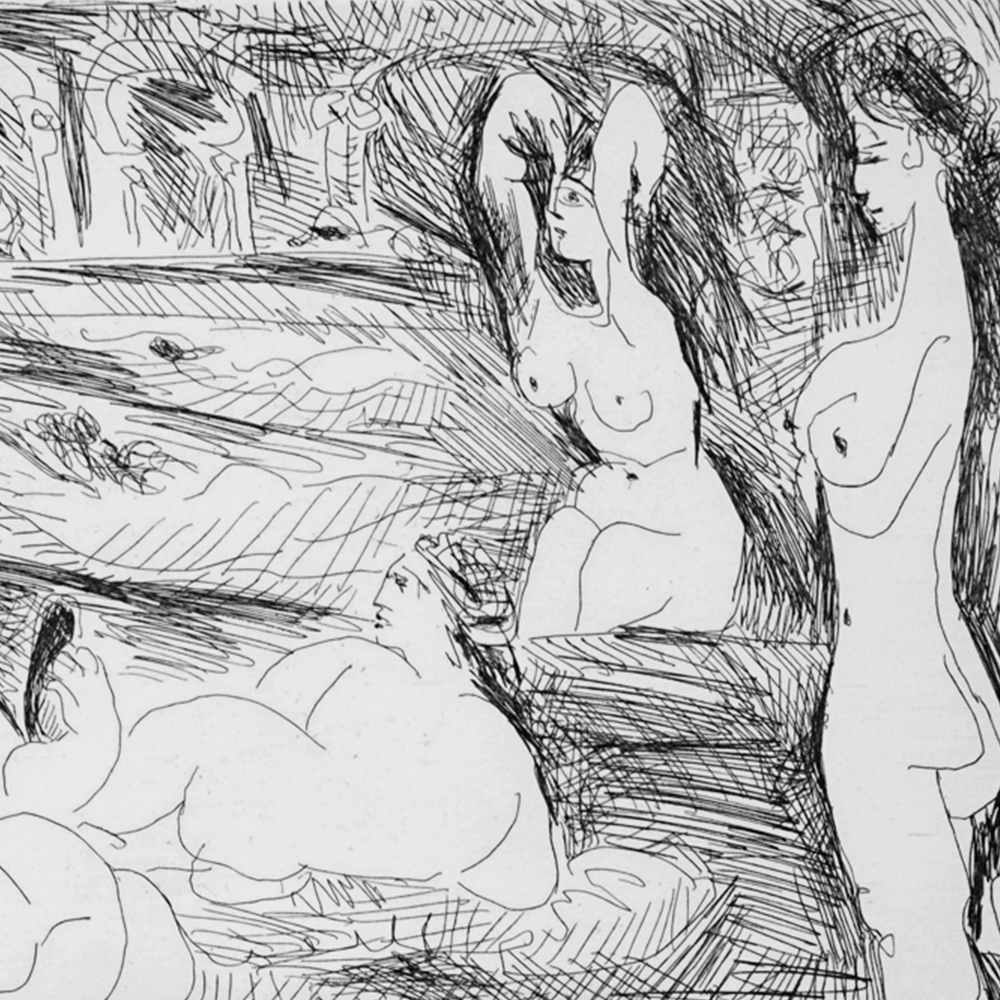 Pablo Picasso: Autour du 'Bain Turc', Plate No. 63, Series 156 Art Gold & Silver Pawn Shop