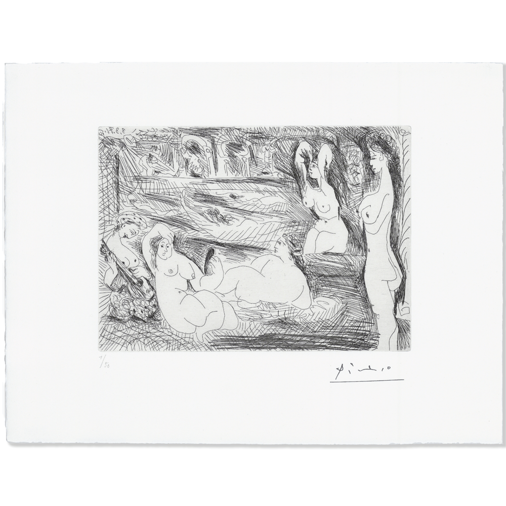 Pablo Picasso: Autour du 'Bain Turc', Plate No. 63, Series 156 Art Gold & Silver Pawn Shop