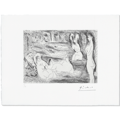 Pablo Picasso: Autour du 'Bain Turc', Plate No. 63, Series 156 Art Gold & Silver Pawn Shop