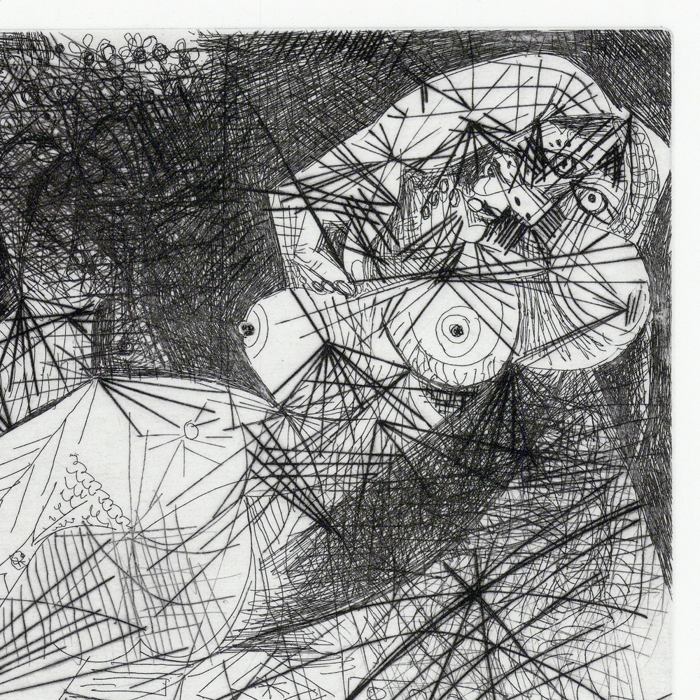 Pablo Picasso: Sceène de Ménage, Plate No. 64, Series 156 Art Gold & Silver Pawn Shop