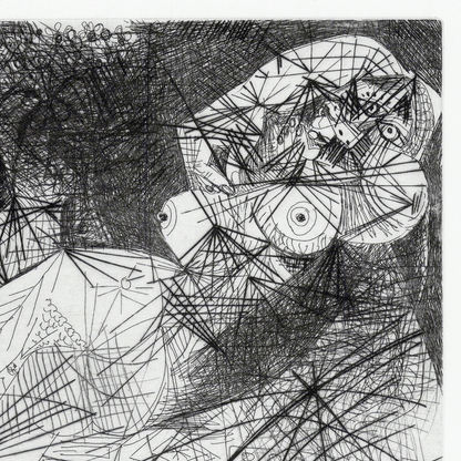 Pablo Picasso: Sceène de Ménage, Plate No. 64, Series 156 Art Gold & Silver Pawn Shop