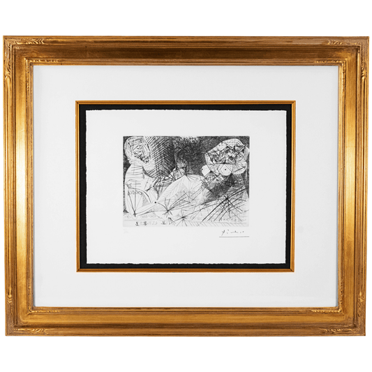 Pablo Picasso: Sceène de Ménage, Plate No. 64, Series 156 Art Gold & Silver Pawn Shop