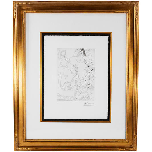 Pablo Picasso: Couple avec des Pommes, Plate No. 71, Series 156 Art Gold & Silver Pawn Shop