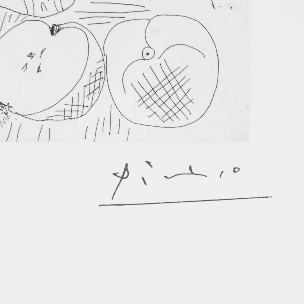 Pablo Picasso: Couple avec des Pommes, Plate No. 71, Series 156 Art Gold & Silver Pawn Shop